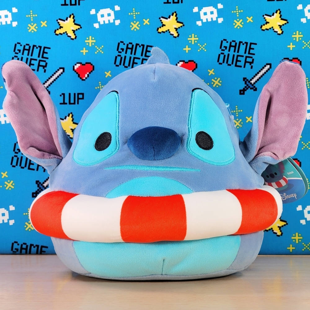 Squishmallow Lilo and Stitch w/ Inner Tube 8" UltraSoft Disney Toy Plush NWT
